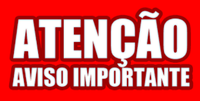 atenção aviso importante