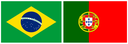 bandeiras Brasil Portugal